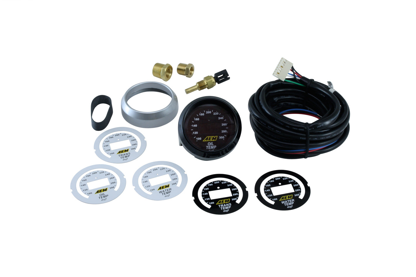 Oil/Trans/Water Temp Digital Gauge 100-300f