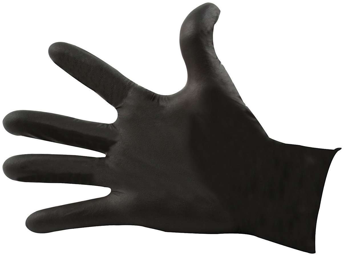 Nitrile Gloves Black X-Large