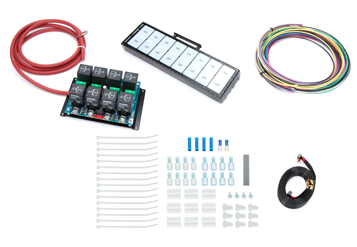 8 Switch In-Dash Control Module  C/F Finish