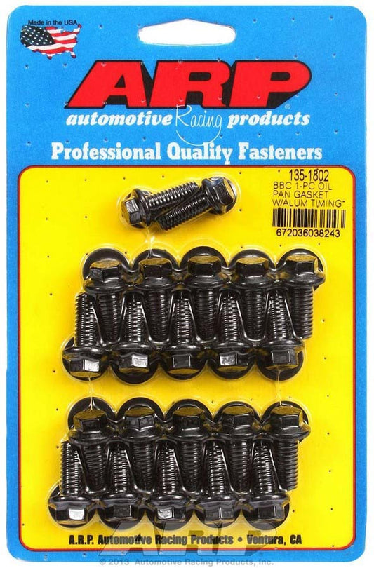 BBC Oil Pan Bolt Kit - 6pt.