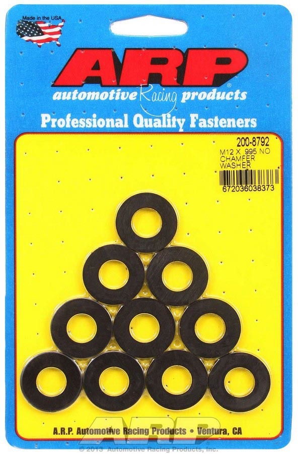 12mm Washers 10pk .995 OD Non-Chamfer