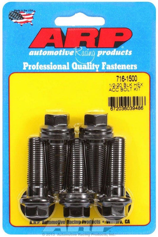 1/2-20 x 1.500 6pt Bolt Kit 5pk