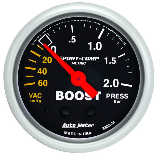 2-1/16in S/C Boost/Vacuum Gauge