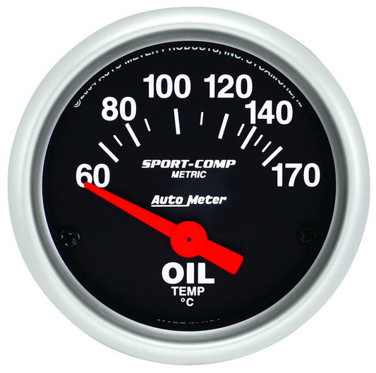 2-1/16 S/C Oil Temp. Gauge 60-170c