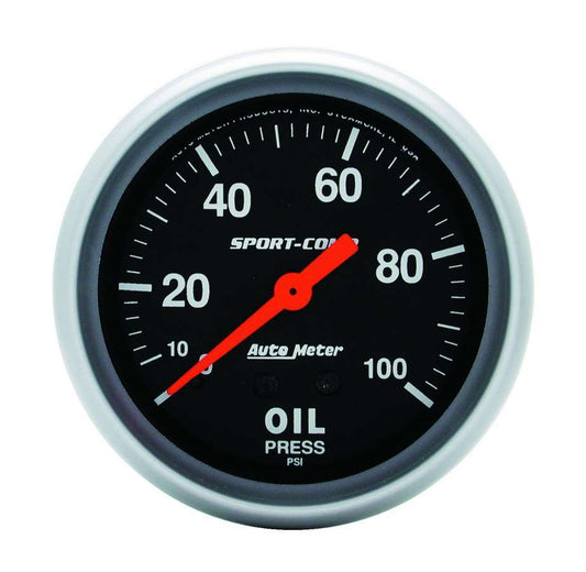 0-100 Oil Pressure Gauge