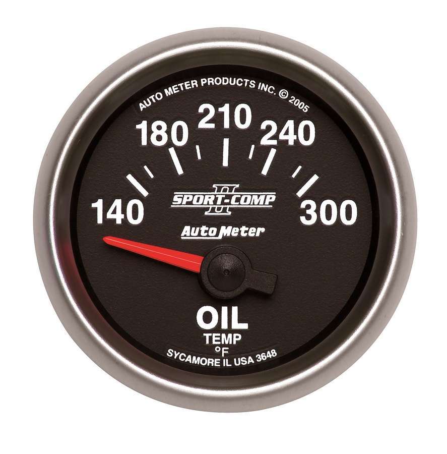 2-1/16in S/C II Oil Temp. Gauge 140-300