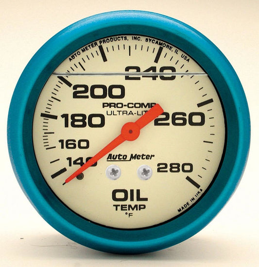 2-5/8 Ultra-Nite Oil Temp Gauge 140-280