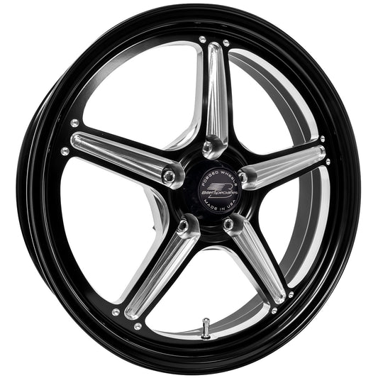 Street Lite Black Wheel 17X4.5 5x4.75 BC 2IN BS