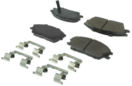 Posi-Quiet Semi-Metallic Brake Pads with Hardwar