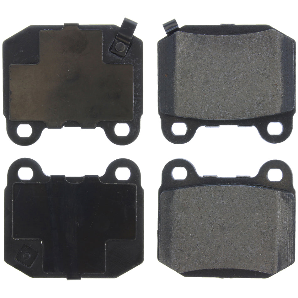 Posi-Quiet Semi-Metallic Brake Pads with Hardwar