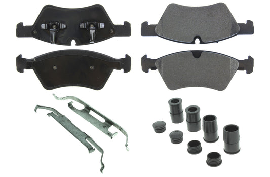 Posi-Quiet Semi-Metallic Brake Pads with Hardwar