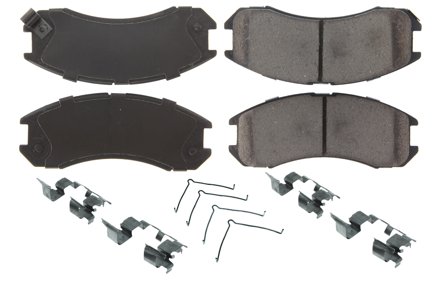 Posi-Quiet Ceramic Brake Pads with Shims and Har