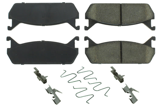 Posi-Quiet Ceramic Brake Pads with Shims and Har