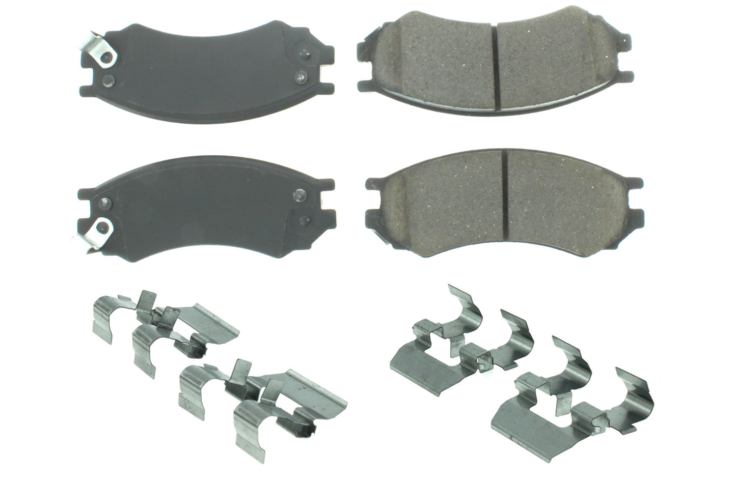 Posi-Quiet Ceramic Brake Pads with Shims and Har