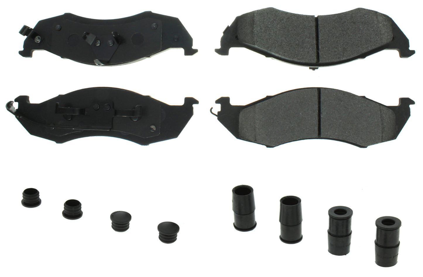 Posi-Quiet Ceramic Brake Pads with Shims and Har