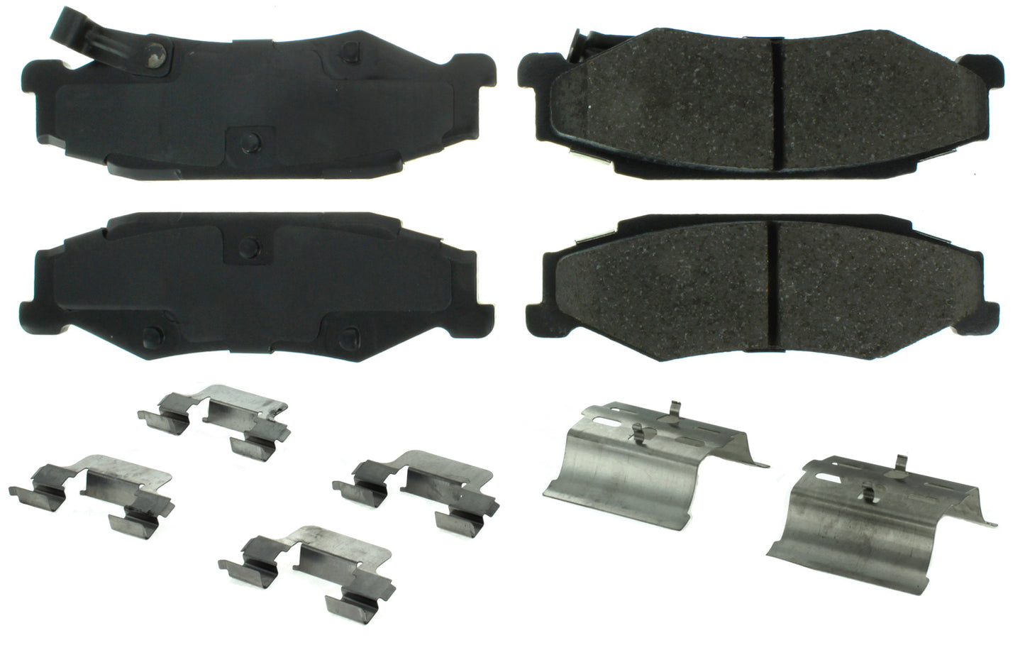 Posi-Quiet Ceramic Brake Pads with Shims and Har