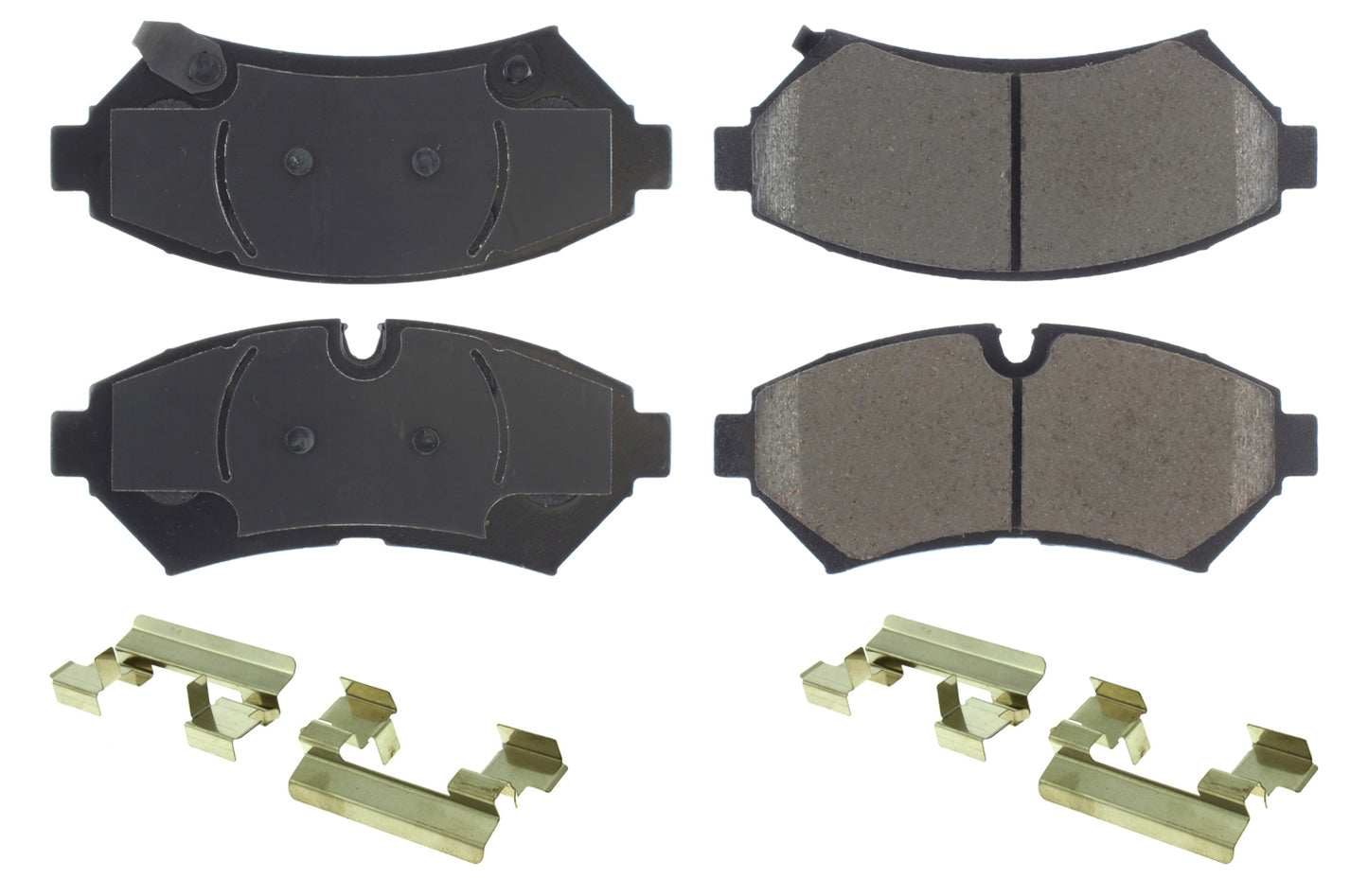 Posi-Quiet Ceramic Brake Pads with Shims and Har