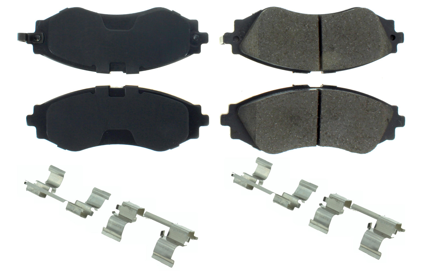 Posi-Quiet Ceramic Brake Pads with Shims and Har