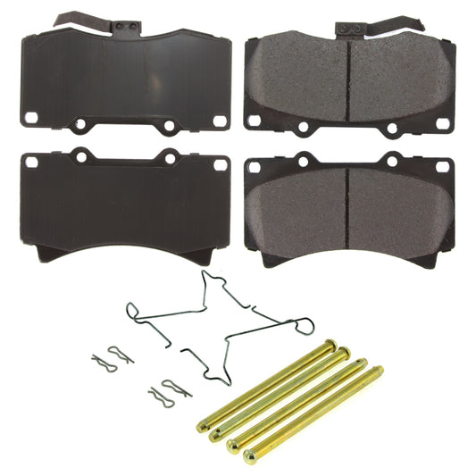 Posi-Quiet Ceramic Brake Pads with Shims and Har