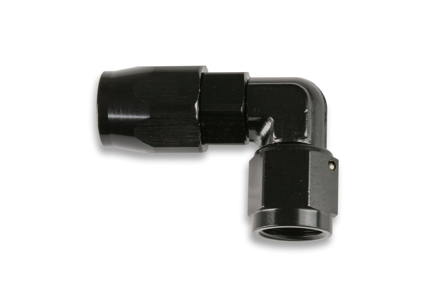 #10 90 Deg Ano-Tuff Hose End - Low Profile