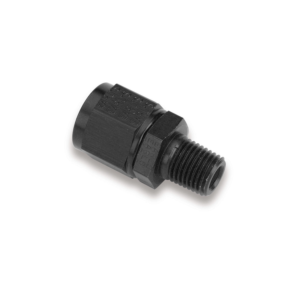 Adapter Fitting 6an Fem Swivel to Male 3/8 NPT