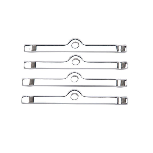 Chrome V/C Hold-Down Tabs - 4pcs.