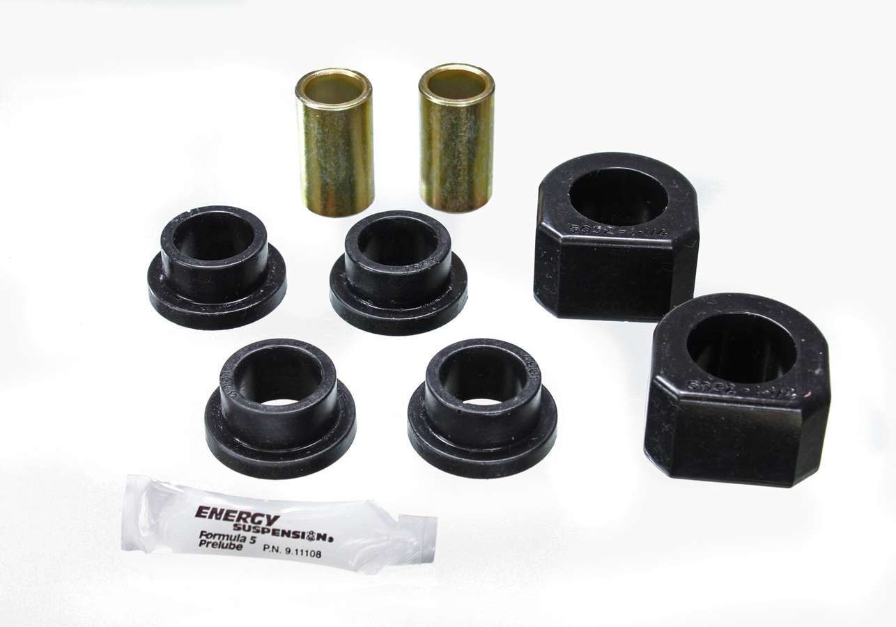 1 1/4in 4WD FRT Stab Bushing Set Black