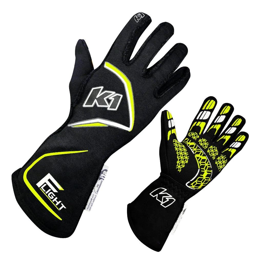 Gloves Flight XX-Large Black-Flo Yellow