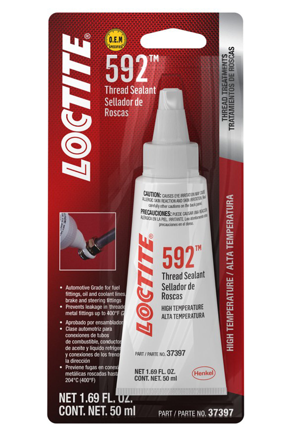 Thread Sealant 592 Paste PST High Temp 50ml/1.69