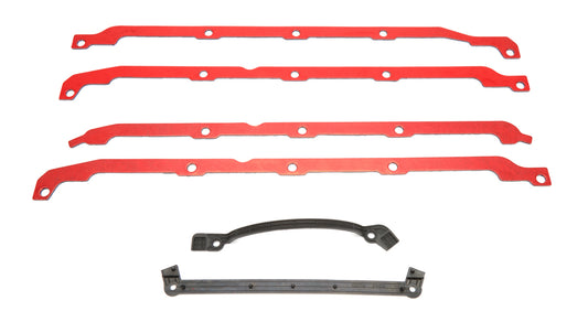 Oil Pan Gasket Set - BBC Gen-4 Notched Side Rail