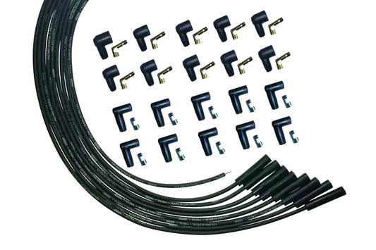 Ultra Plug Wire Set Universal V8 Black