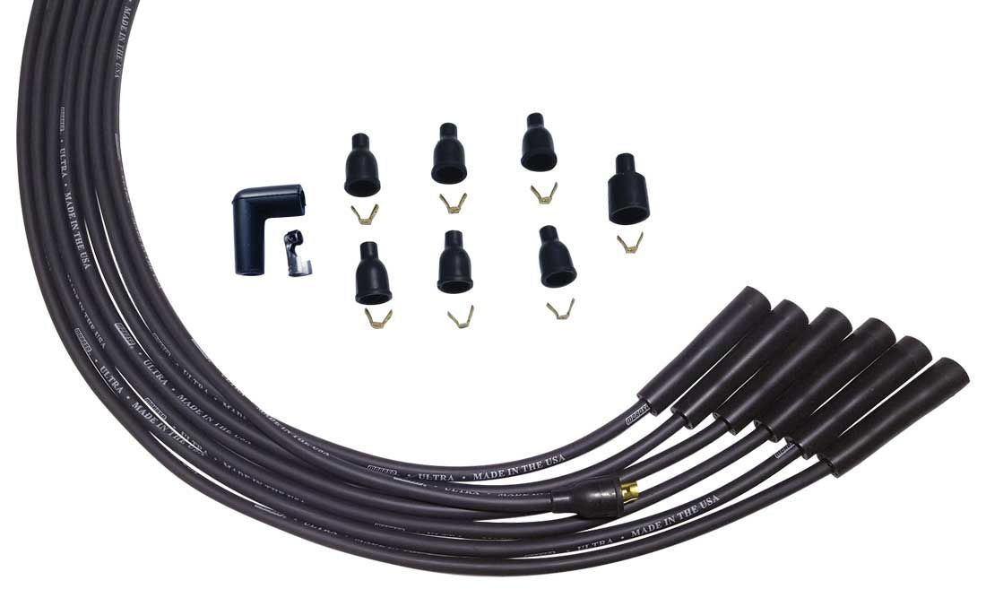 Ultra Plug Wire Set Universal 6-Cyl Black