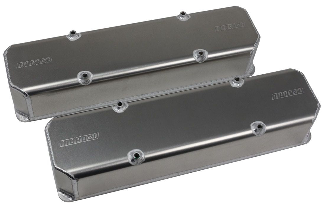 SBC Fab Alm Valve Cover Set -MBE 10/13 Deg Heads