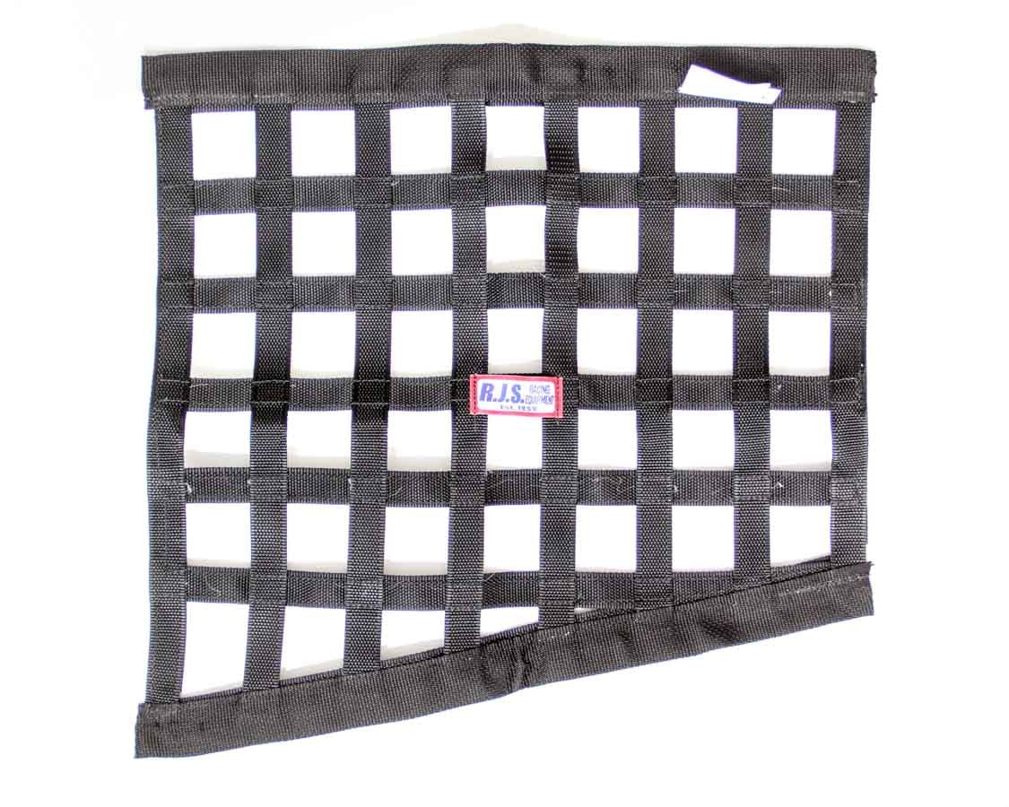 Black Angled Window Net