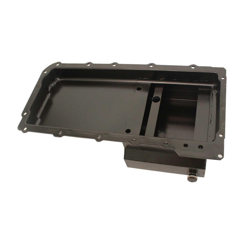 GM LS1 Steel Oil Pan 7 Quart Black