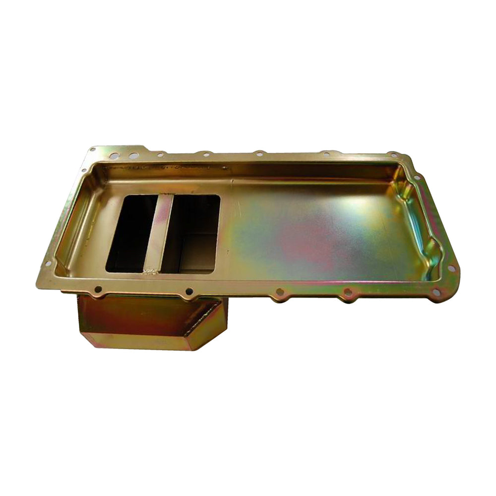 GM LS1 Steel Oil Pan 7 Quart Zinc