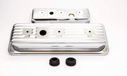 85-93 GM 4.3L V6 Steel Short V/C Chrome