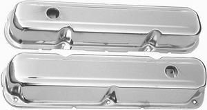 Chrome Steel Valve Cover Chrysler 318-360 Short