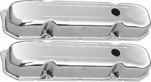 Chrome Steel Chrysler 383-440 Short Valve Covr