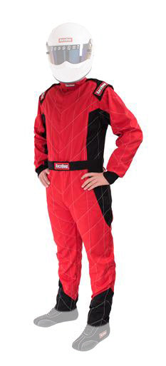 Suit Chevron Red Medium SFI-1