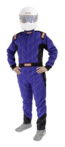 Suit Chevron Blue Medium SFI-1