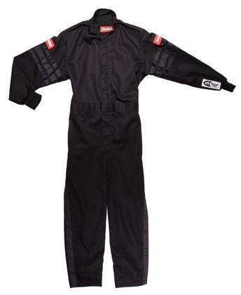 Black Suit Single Layer Kids Medium Black Trim