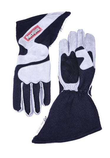 Gloves Outseam Black/ Gray Small SFI-5