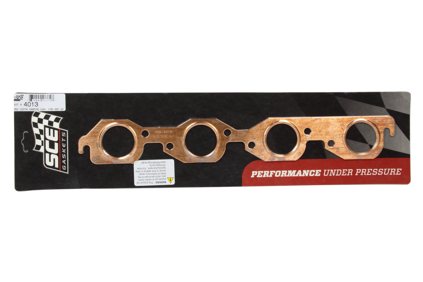 1.875 Dia. BBC Copper Embossed Exhaust Gasket