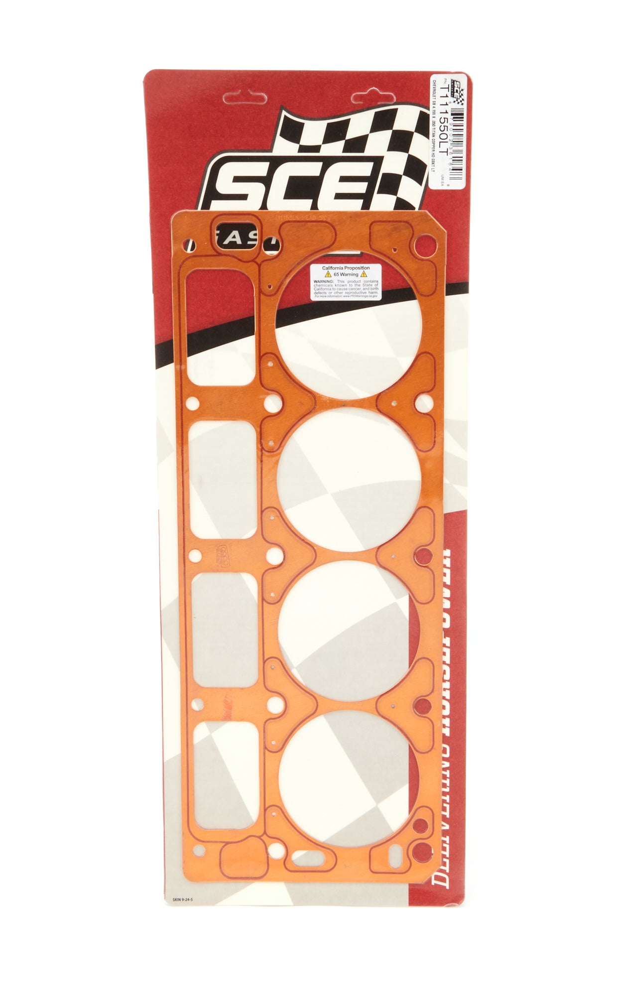 SBC Titan Copper Head Gasket 4.155 x .050