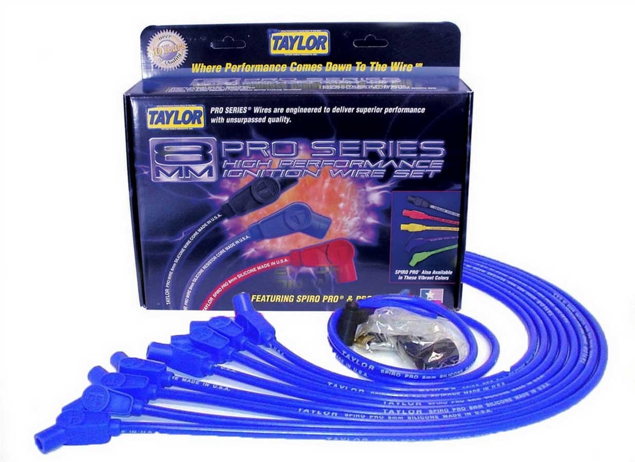 BBC 8MM Pro Race Wires- Blue