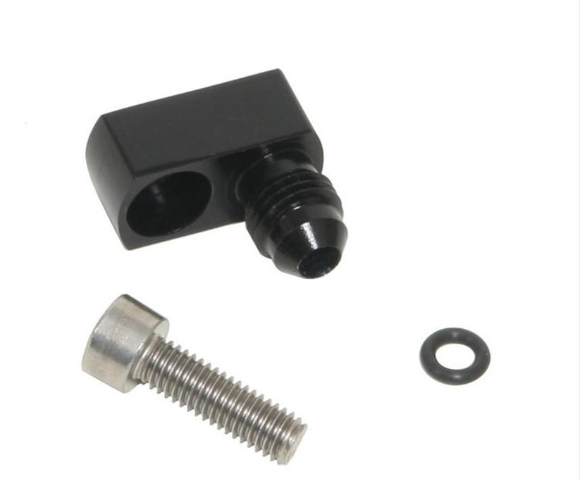 LS Engine Steam Line -4 AN Alum Black Each